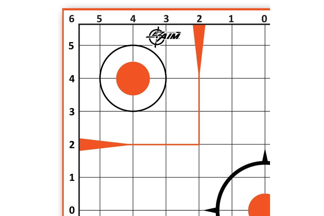 ALLEN COMPANY EZ AIM Paper 12x12 Sight-In Grid, 13-Pack