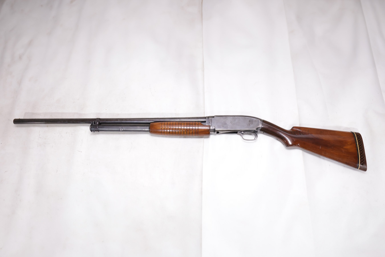 WINCHESTER FIREARMS Model 12 12-Gauge Police Trade-in Pump-Action Shotgun