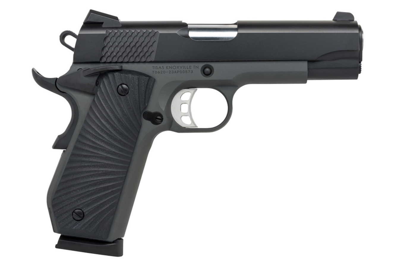 TISAS 1911 Stingray Carry B9BA 9mm Pistol with Black/Dark Gray Cerakote Finish