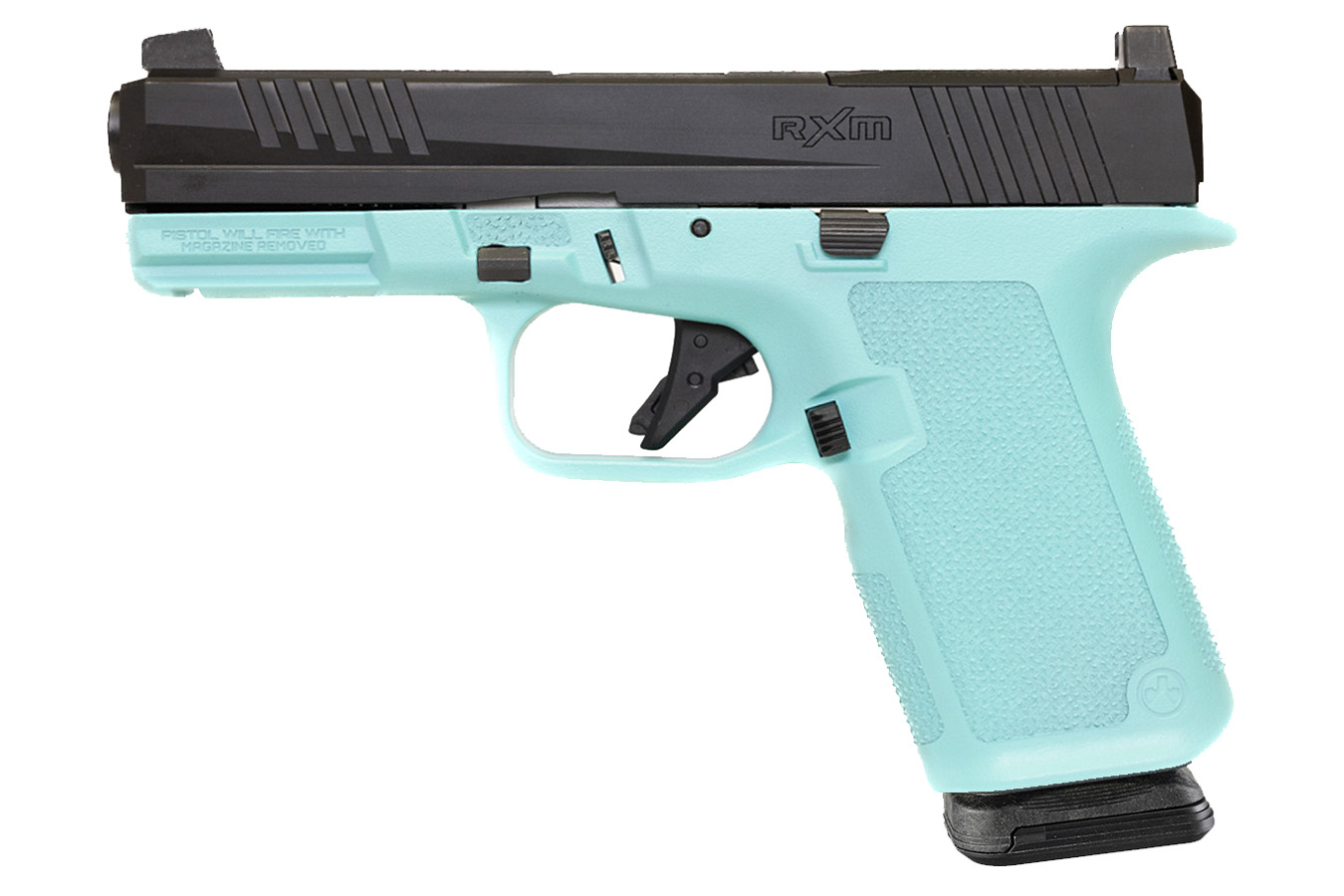 RUGER RXM 9mm Optic Ready 15+1 Striker-Fired Pistol with Robin's Egg Blue Finish