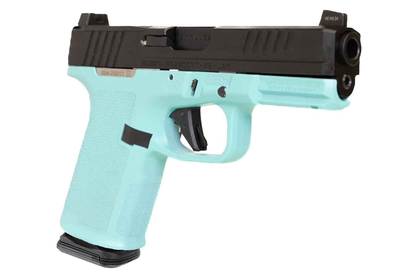 RUGER RXM 9mm Optic Ready 15+1 Striker-Fired Pistol with Robin's Egg Blue Finish