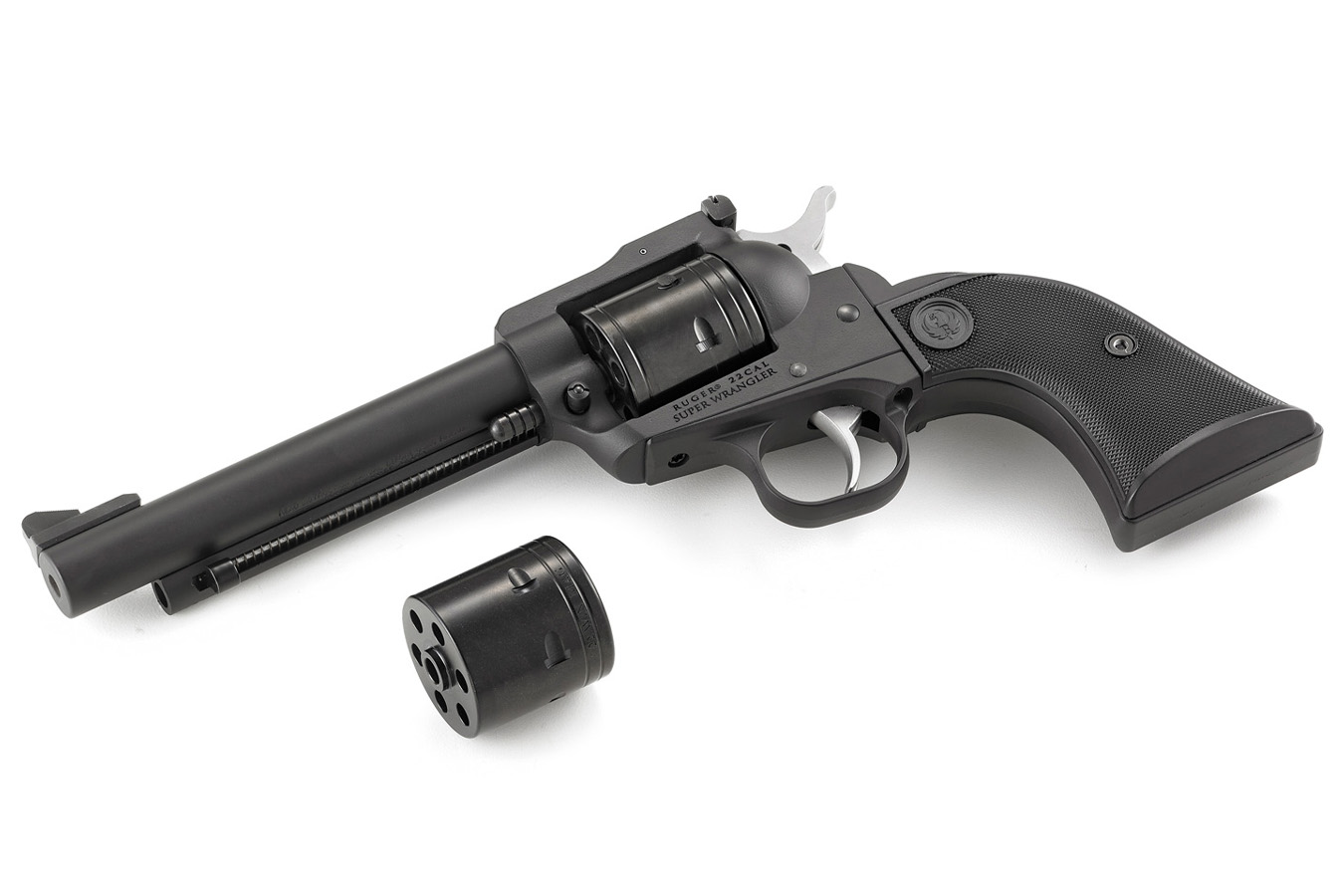 RUGER Super Wrangler 22LR/22WMR Revolver with Black Cerakote Finish