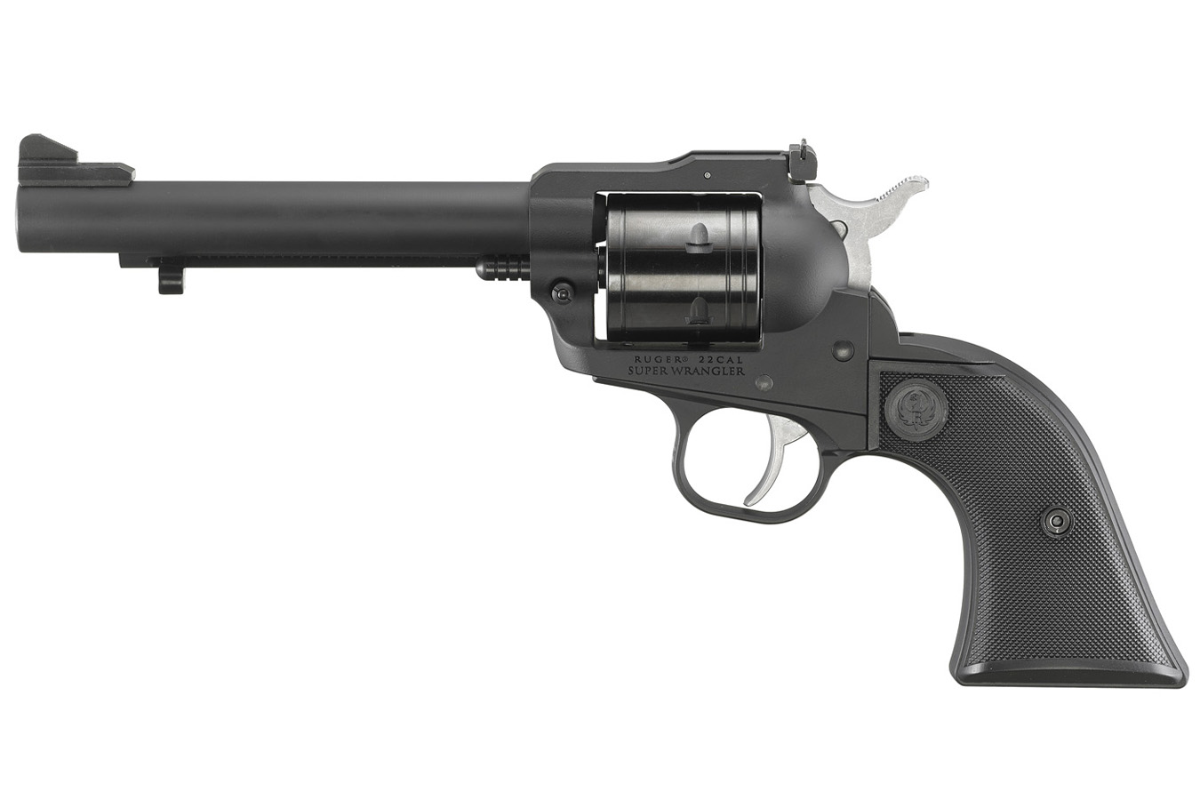 RUGER Super Wrangler 22LR/22WMR Revolver with Black Cerakote Finish