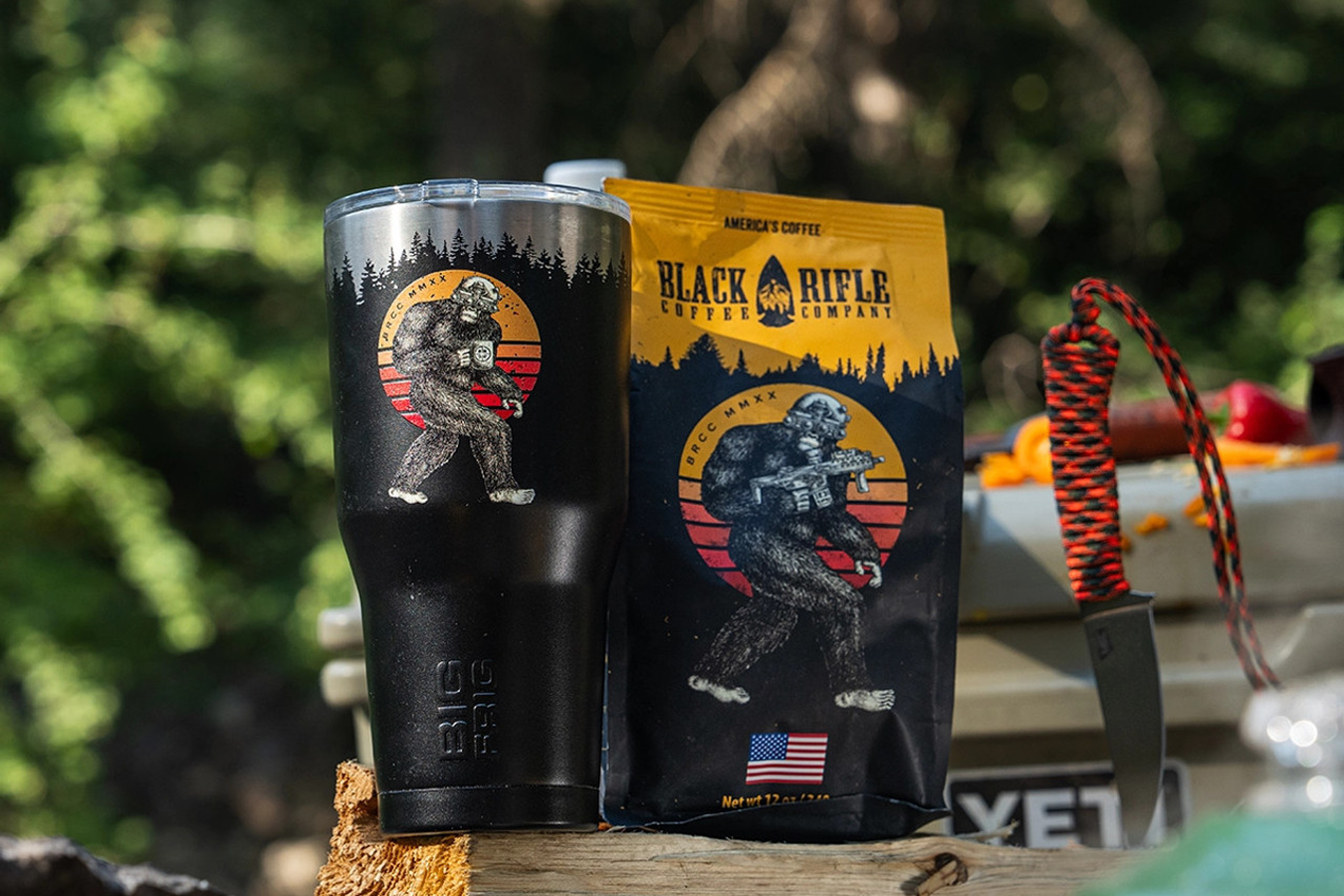 BLACK RIFLE COFFEE CO Morning Brew Tactisquatch Tumbler - Black - 30 oz