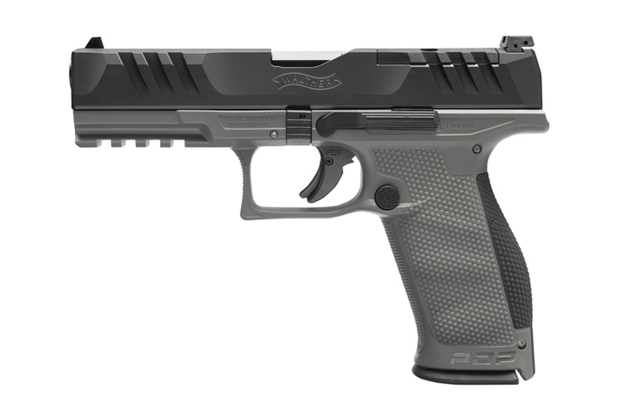 WALTHER PDP 9mm Optic Ready Pistol with Two-Tone Gray and Black Finish