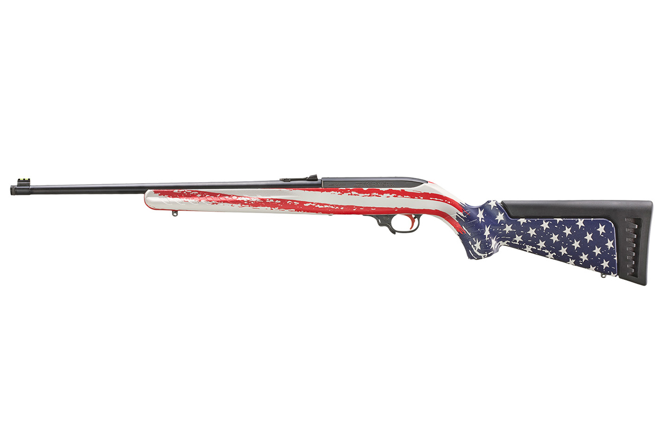 RUGER 10/22 7th Edition Collectors Edition 22LR Rifle with American Flag Stock, Street