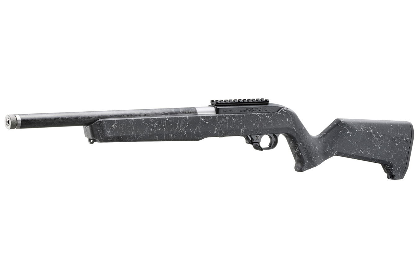 RUGER 10/22 Carbine 22 LR Rimfire Rifle with a Magpul MOE X-22 Stock