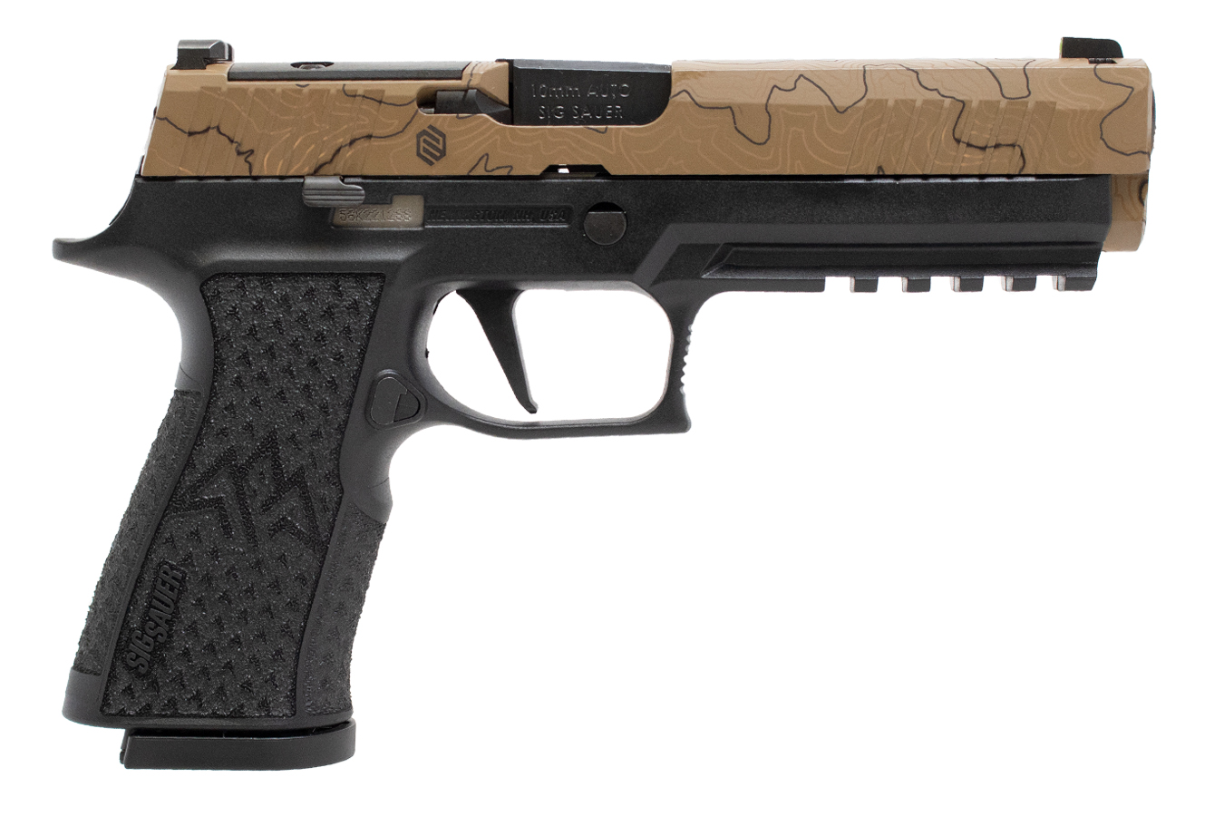 SIG SAUER P320-XTEN Endure 10mm Optic Ready Pistol with Topographic Cerakote Slide
