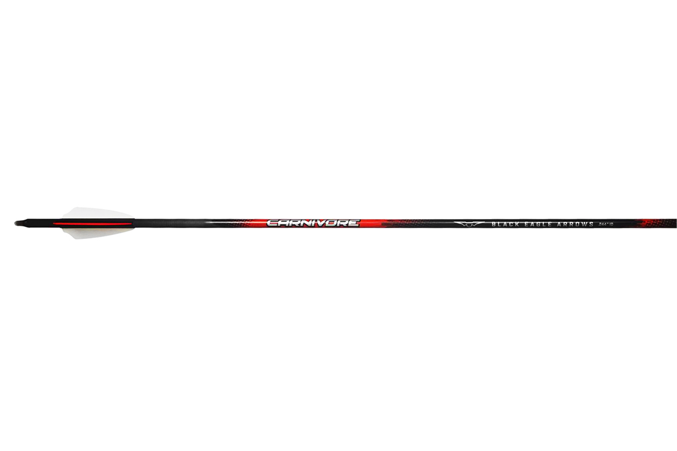 BLACK EAGLE Carnivore Arrow and Shaft Fletched 300 6pk