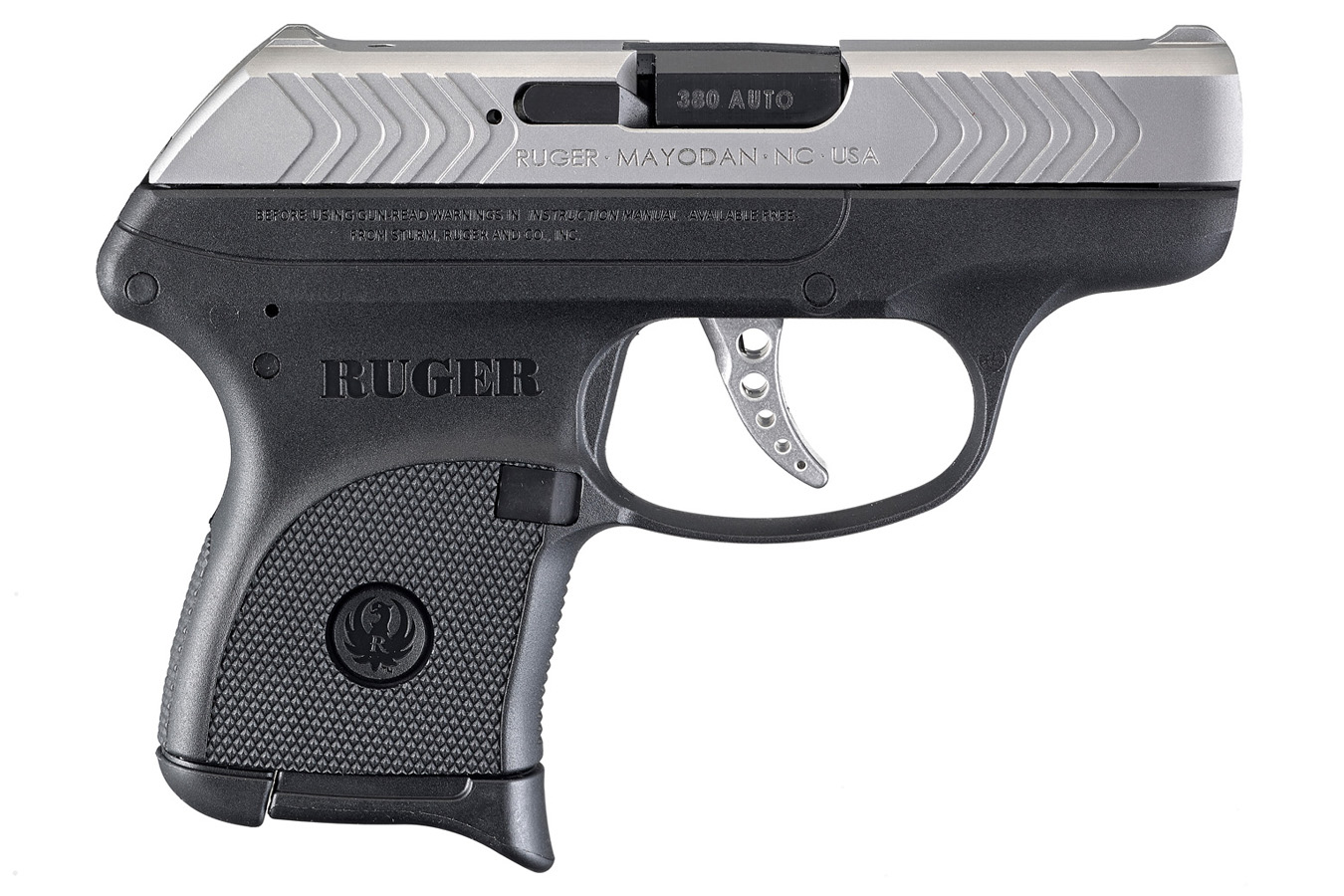 RUGER LCP 380 ACP Carry Conceal Pistol with Matte Stainless Slide