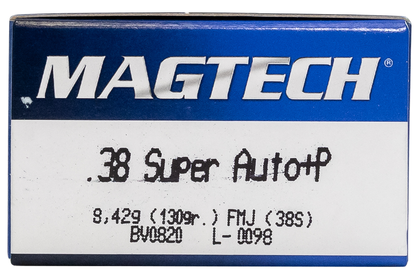 MAGTECH 38 Super AUTO +P 130 gr FMJ 50/Box