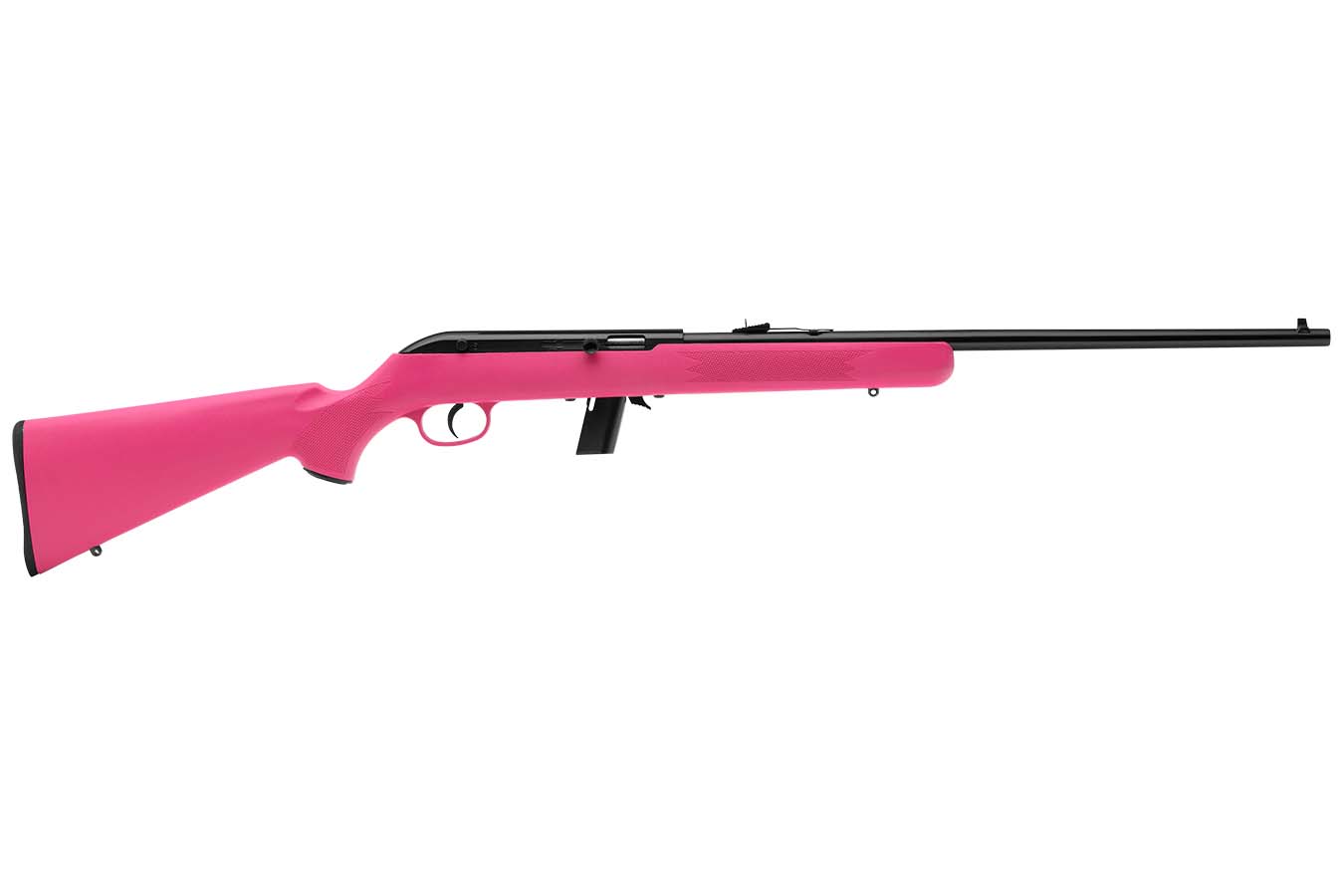 SAVAGE 64 F 22LR Semi-Auto Rimfire Rifle with Pink Synthetic Stock