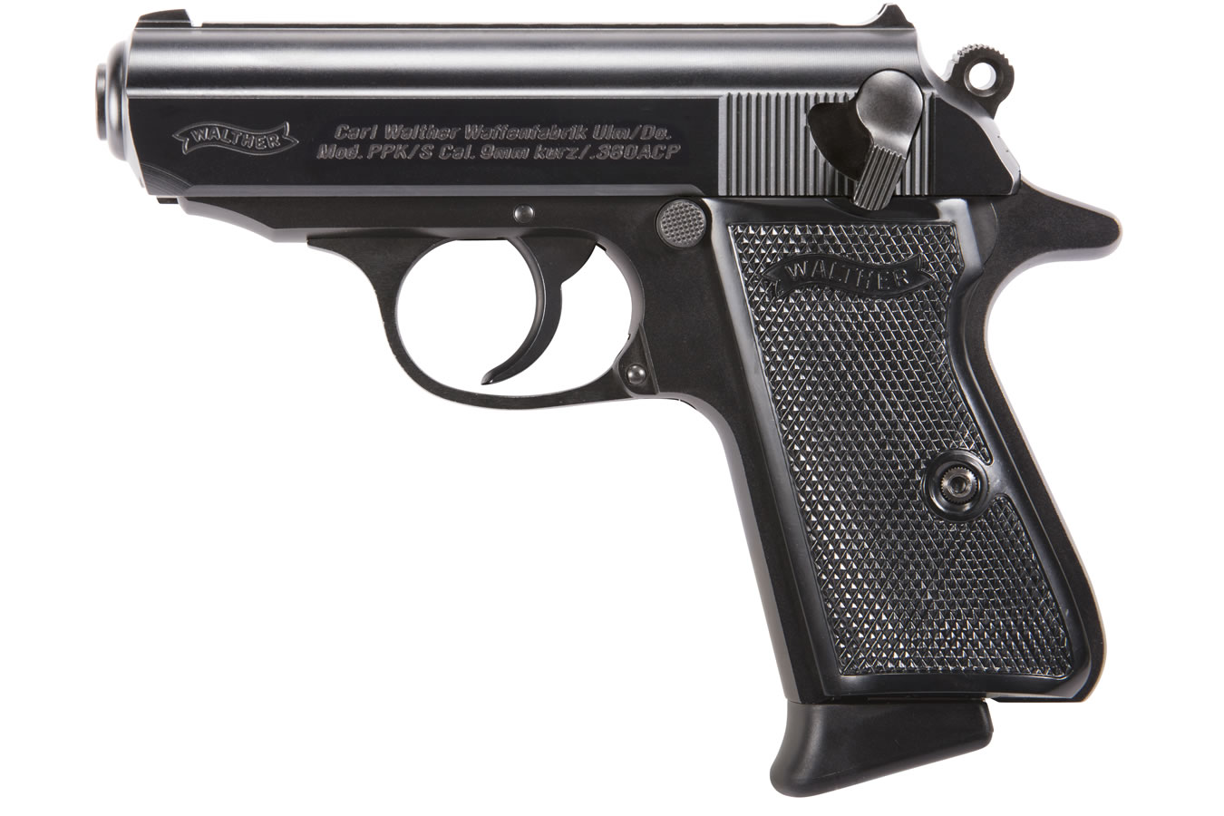 WALTHER PPK/S 380 ACP Black Carry Conceal Pistol