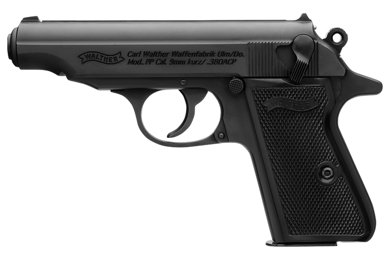 WALTHER PP 380 ACP Pistol with Black Finish