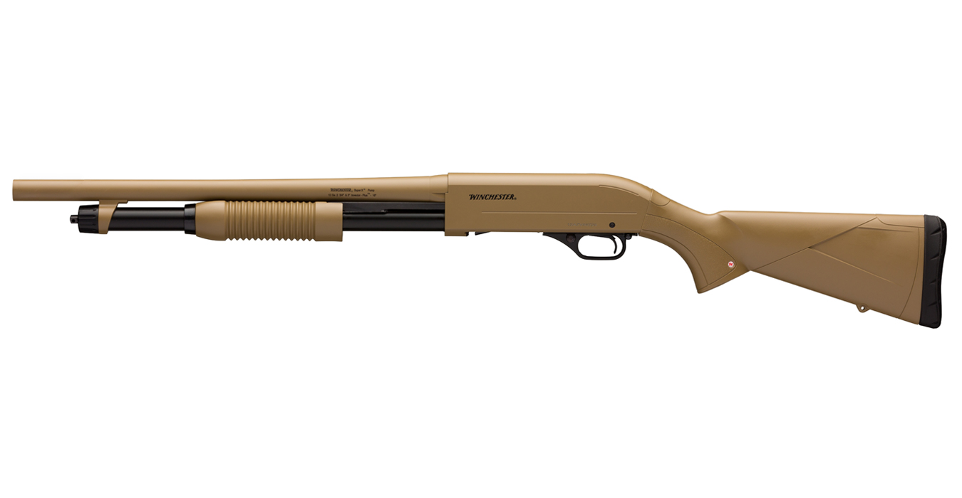 WINCHESTER FIREARMS SXP Defender 12 Gauge Pump Shotgun with Flat Dark Earth Finish