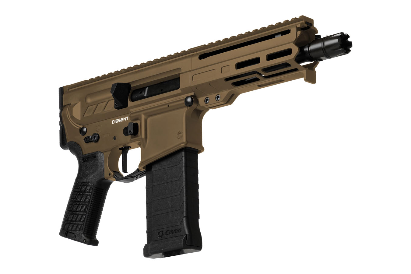 CMMG Dissent MK4 5.7x28mm AR Pistol with Midnight Bronze Finish and 6.5 Inch Barrel