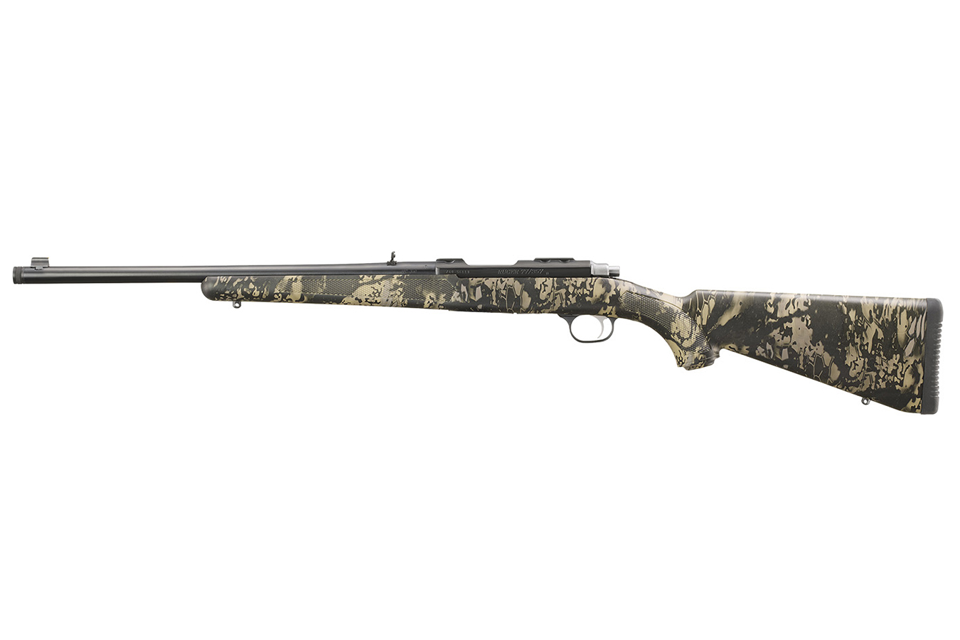 RUGER 77/357 357 Magnum Bolt-Action Rifle with Kryptek Obskura Nox Camo Synthetic Stock