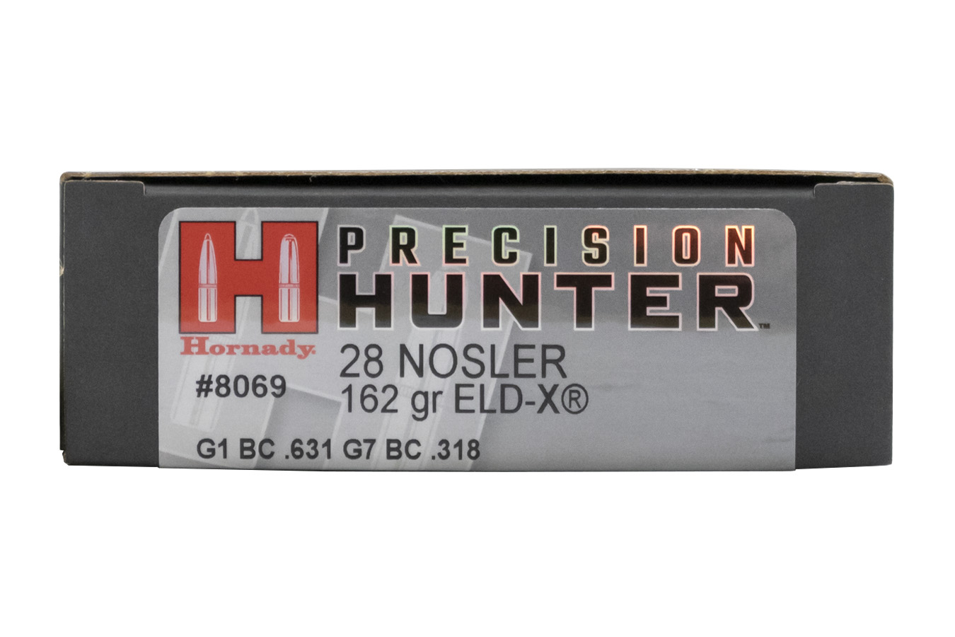 HORNADY 28 Nosler 162 gr ELD-X Precision Hunter 20/Box