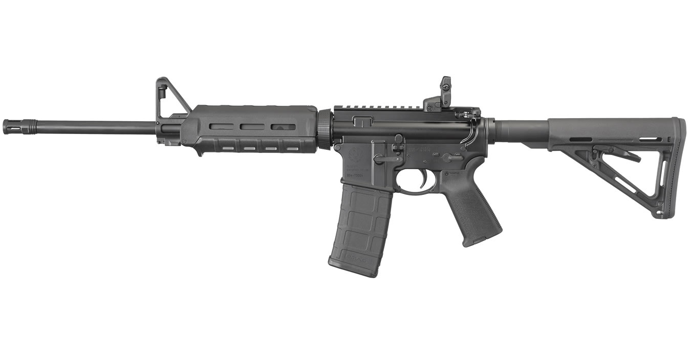 RUGER AR-556 5.56mm Semi-Auto Rifle with Magpul MOE Furniture