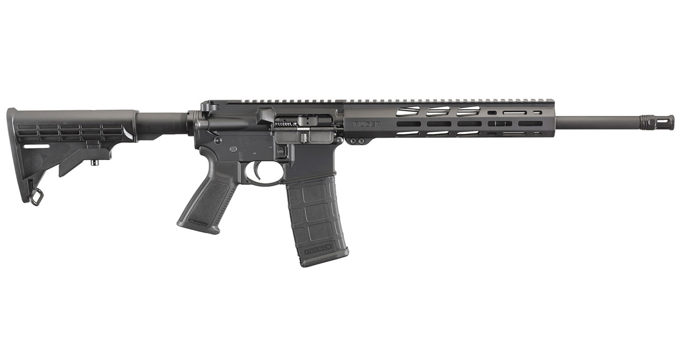 RUGER AR-556 5.56mm Semi-Automatic Rifle with M-LOK and Heavy Contour Barrel