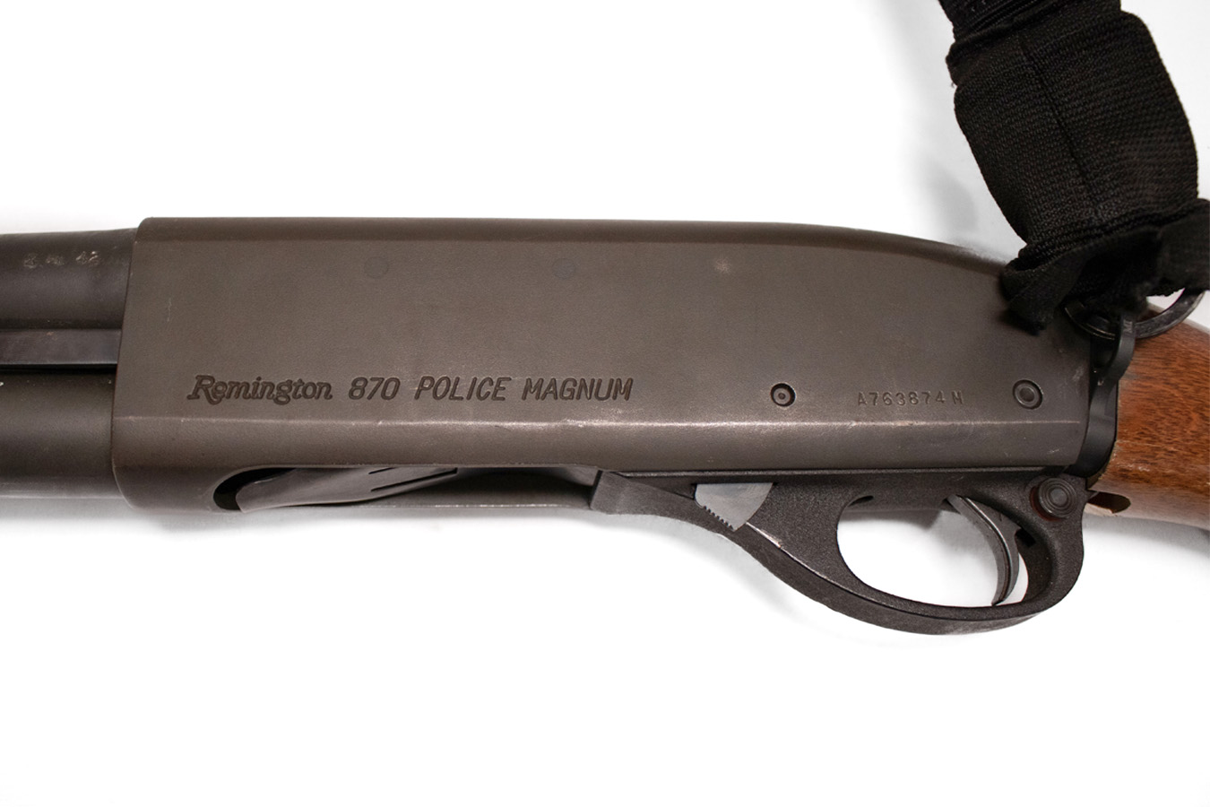 REMINGTON 870 Police Magnum 12 Gauge Police Trade-In Shotguns with Sling and Side Saddle