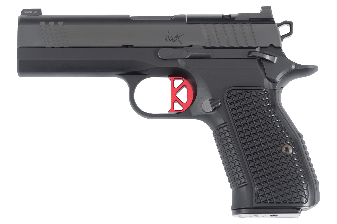 DAN WESSON DWX Compact 9mm Pistol with Black Aluminum Grips