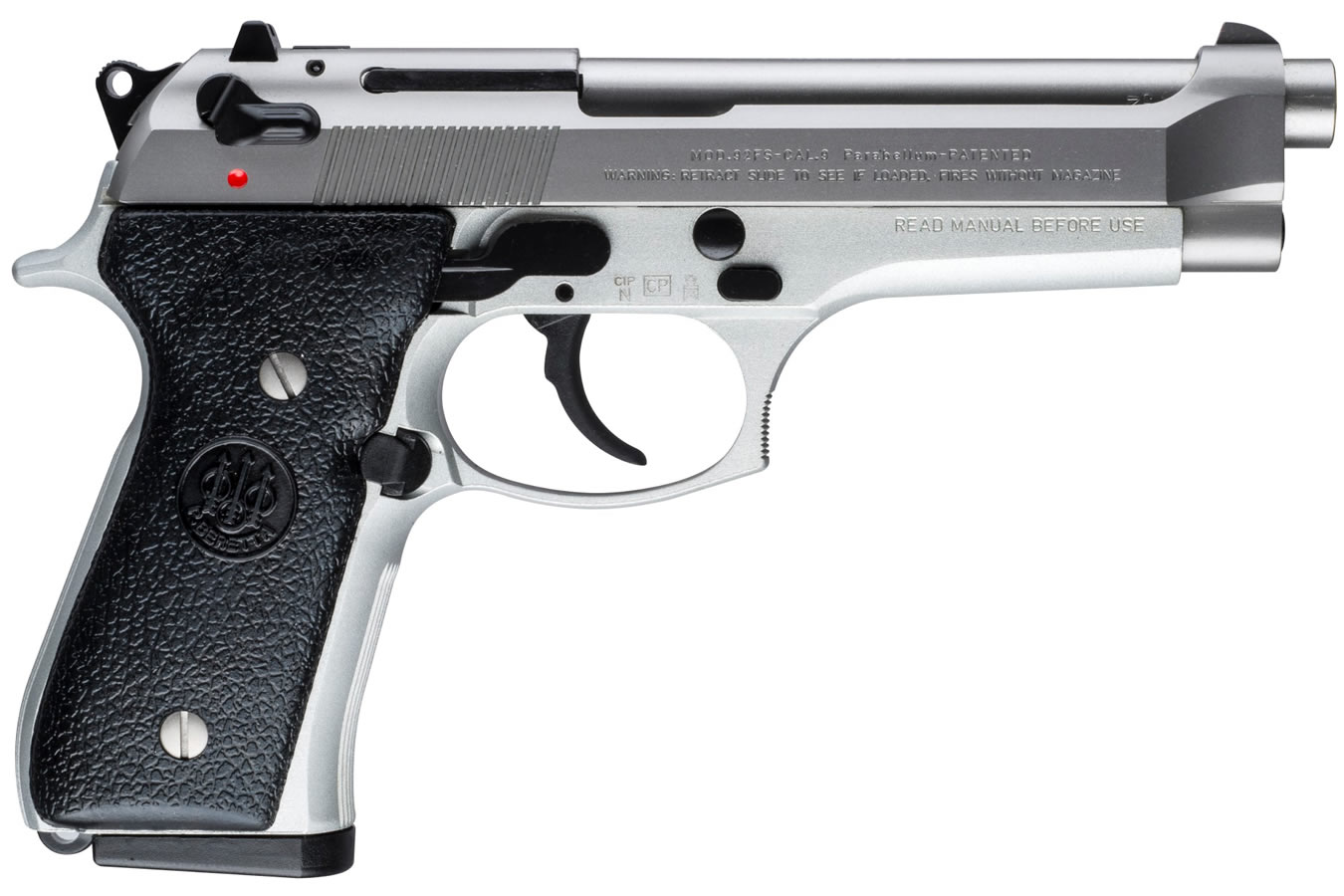 BERETTA 92FS Inox DA/SA 9mm Semi-Automatic Pistol (Made in Italy)