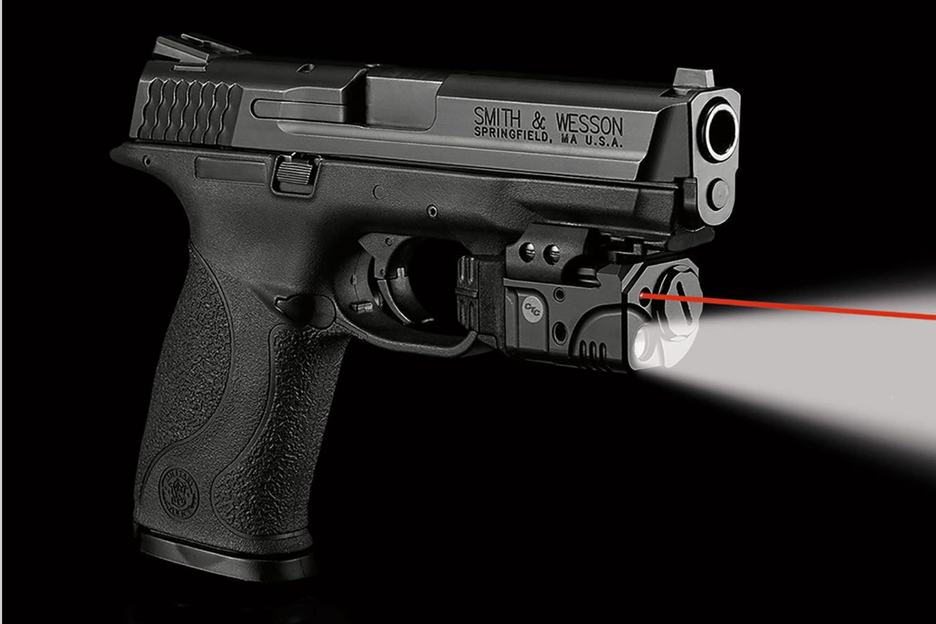 CRIMSON TRACE Rail Master Pro Universal Red Laser Sight and Tactical Light