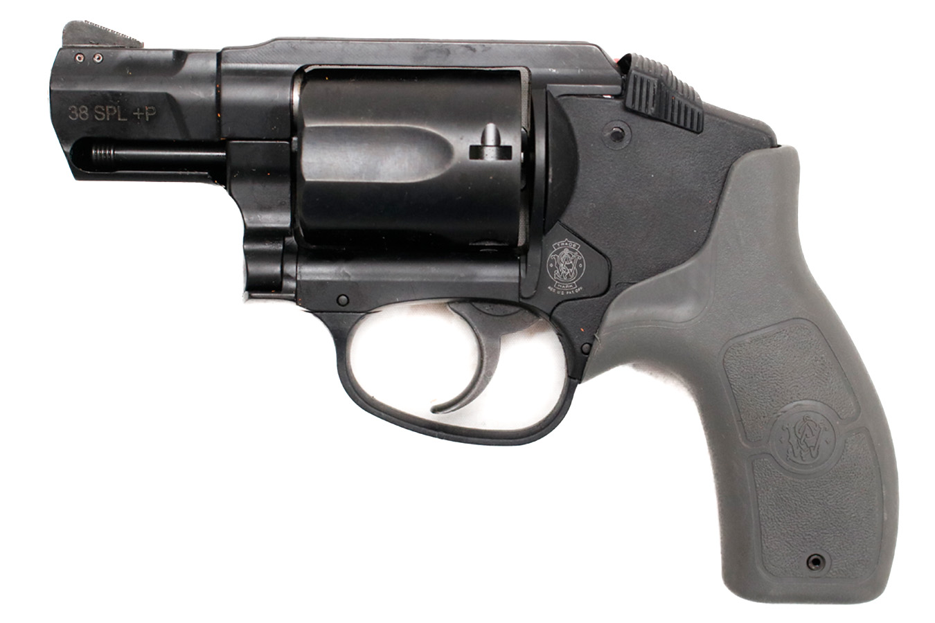 SMITH AND WESSON M&P Bodyguard 38 SPL+P Police Trade-In Revolver with Crimson Trace Laser