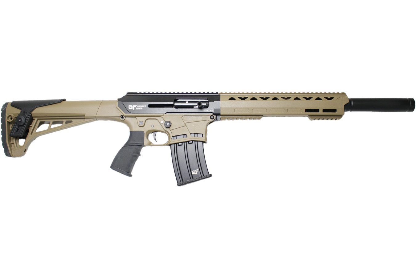 GFORCE ARMS GF-12AR 12-Gauge Semi-Auto Shotgun with Flat Dark Earth Finish