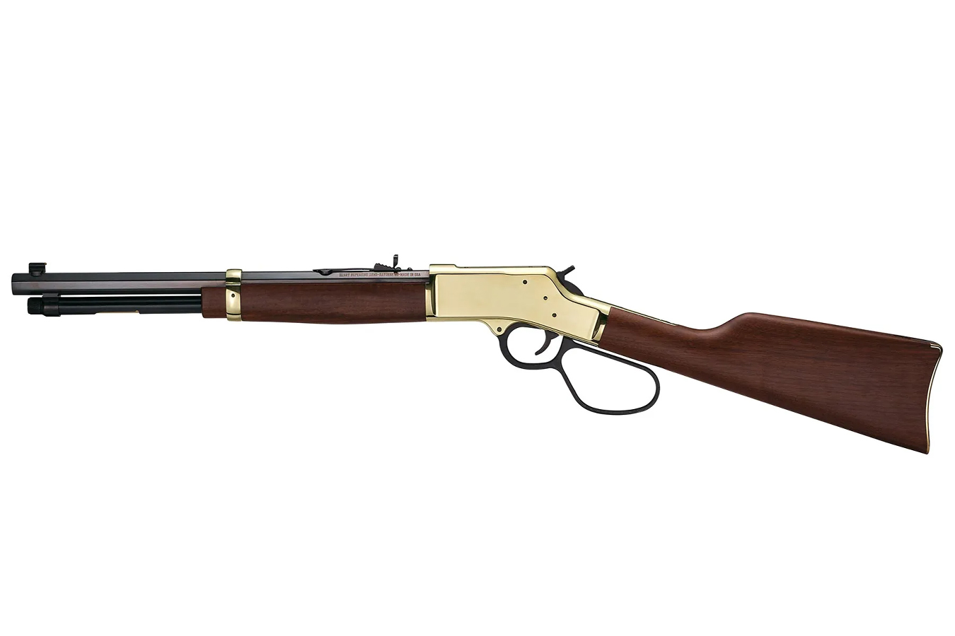 HENRY REPEATING ARMS Big Boy Brass Side Gate 357 Magnum/38 SPL Lever-Action Carbine Rifle with 16.5-I
