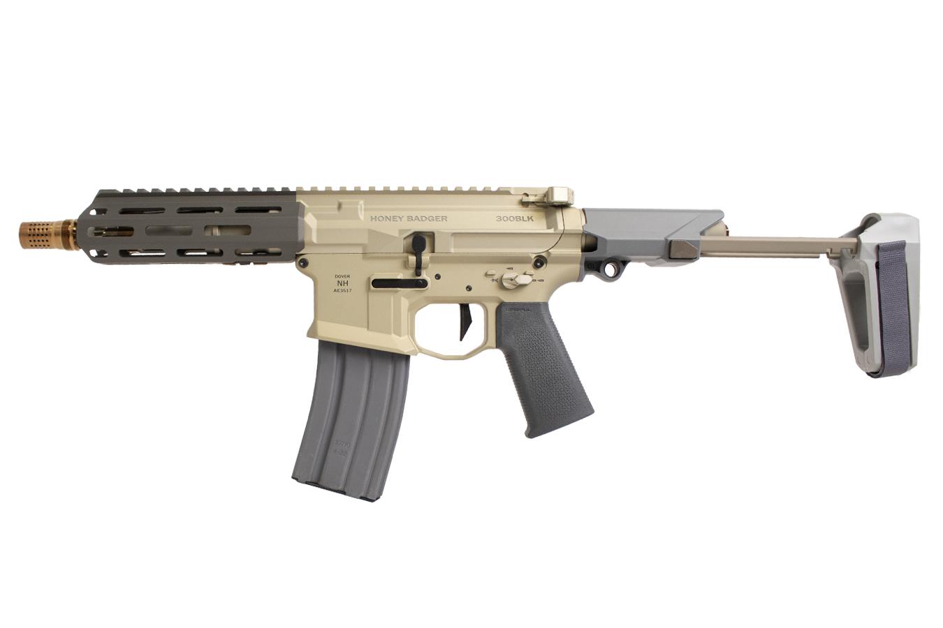 Q Honey Badger 300 Blackout AR Pistol with Brace and 7-Inch Barrel