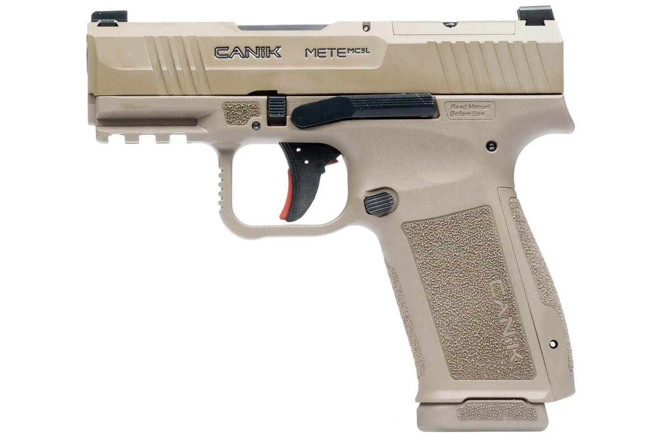 CANIK METE MC9L 9mm Optic Ready Pistol with FDE Finish