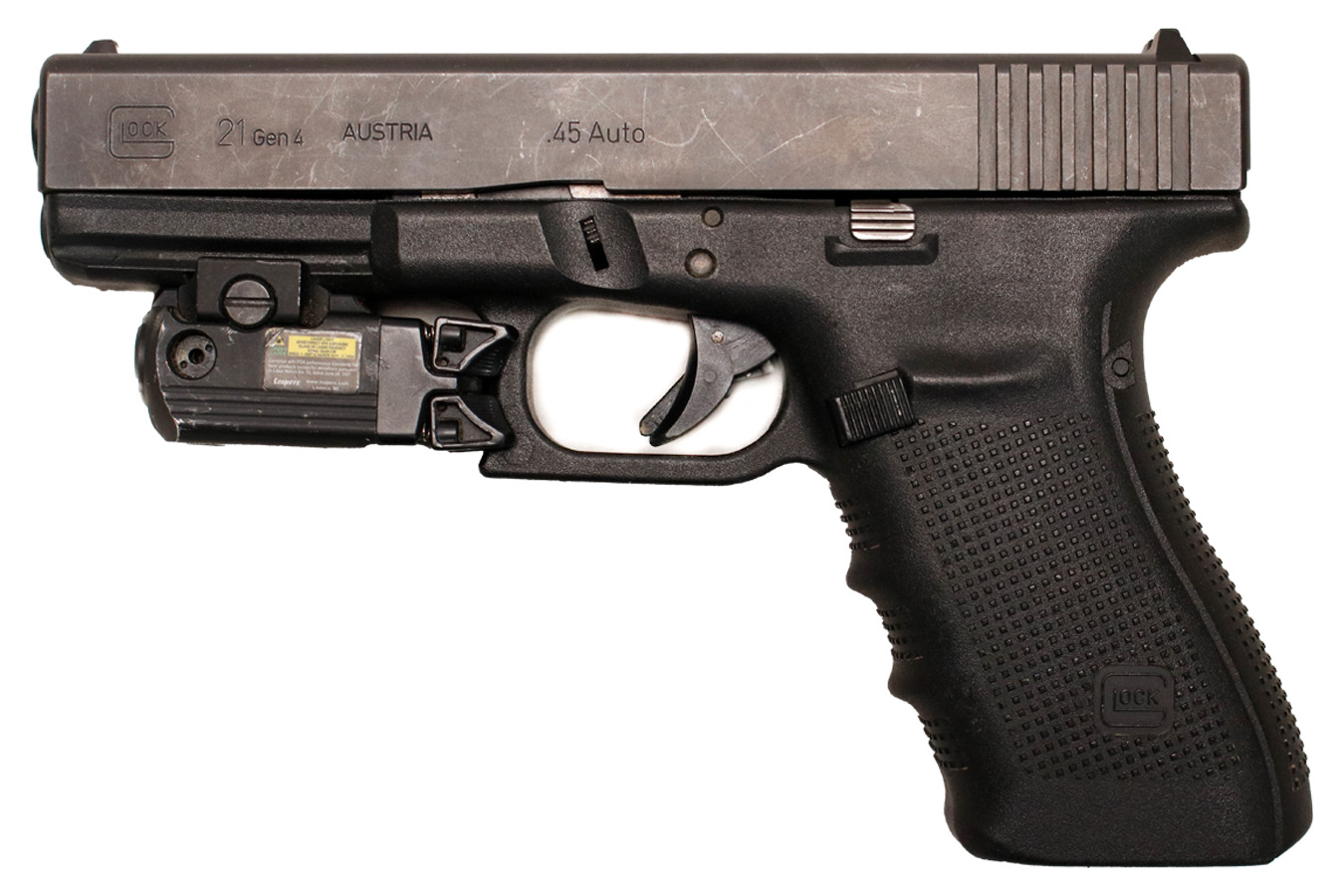 GLOCK 21 Gen 4 45 ACP Police Trade-In Pistol (Magazine Not Included)