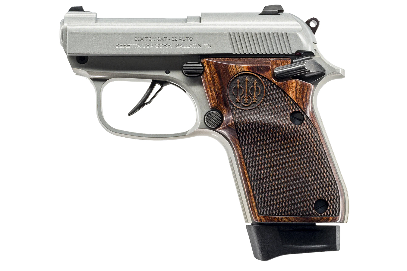 BERETTA 30X Tomcat Just In Case 32 ACP Pistol with 2.4 Inch Barrel and Rosewood Grips