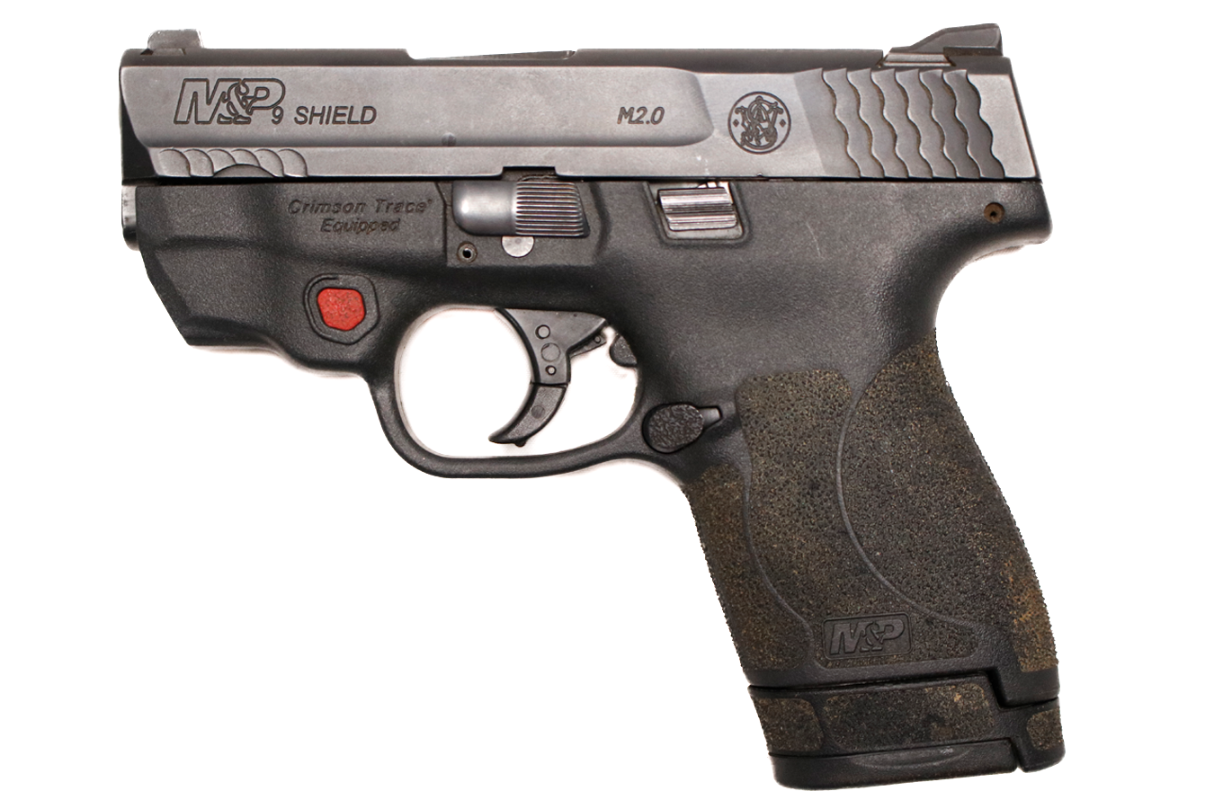 SMITH AND WESSON M&P9 Shield M2.0 9mm Police Trade-In Pistol with Crimson Trace Laser