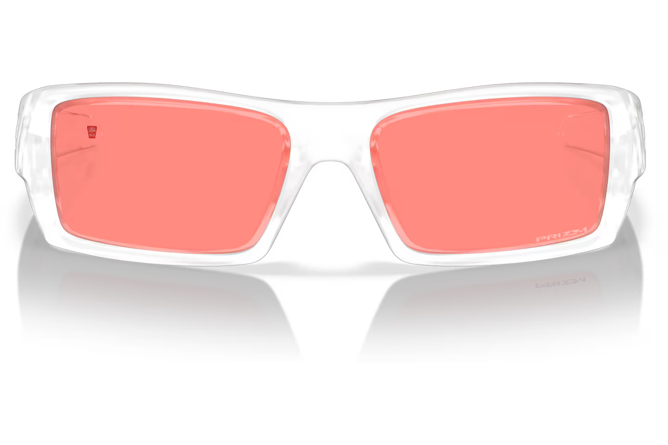 OAKLEY Gascan Sunglasses with Matte Clear Frames and Prizm Peach Lenses