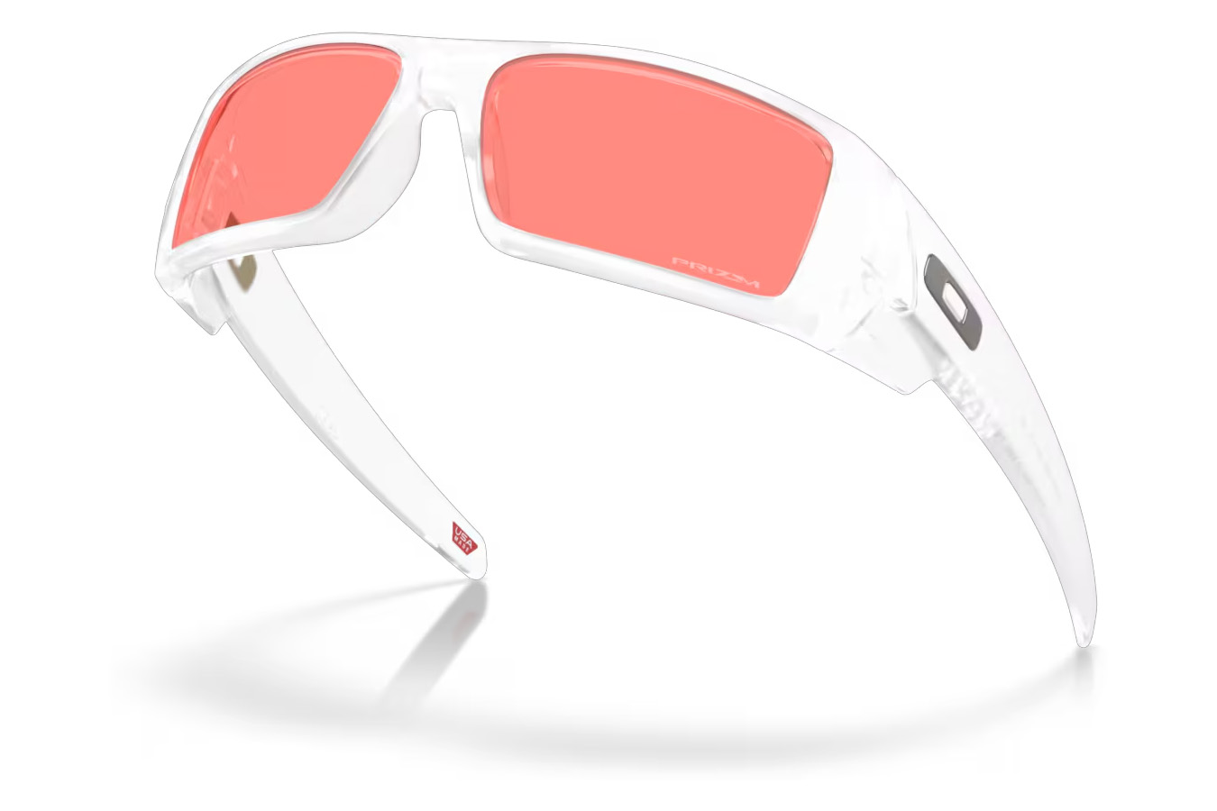 OAKLEY Gascan Sunglasses with Matte Clear Frames and Prizm Peach Lenses