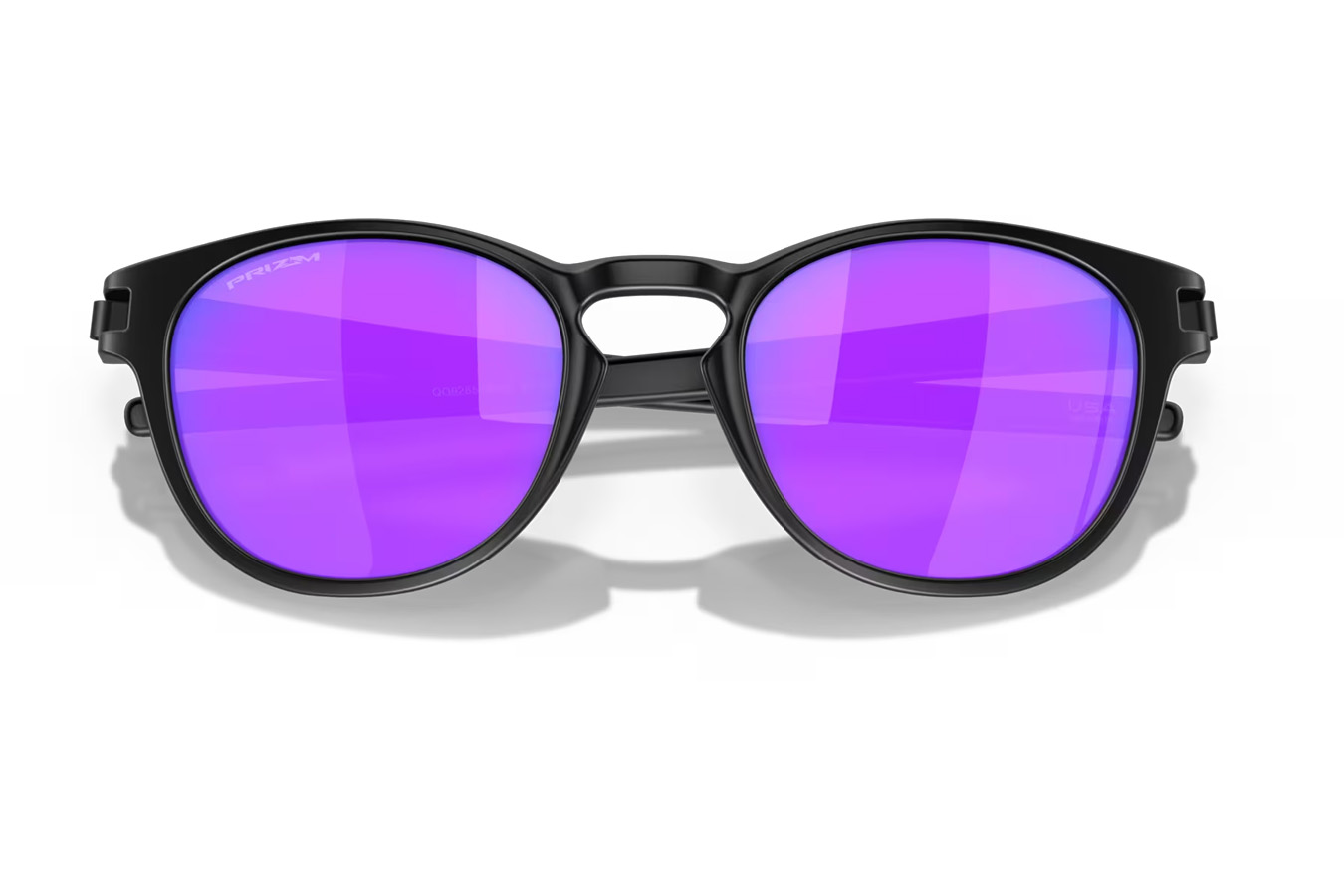 OAKLEY Latch Sunglasses with Matte Black Frame and Prizm Violet Lenses