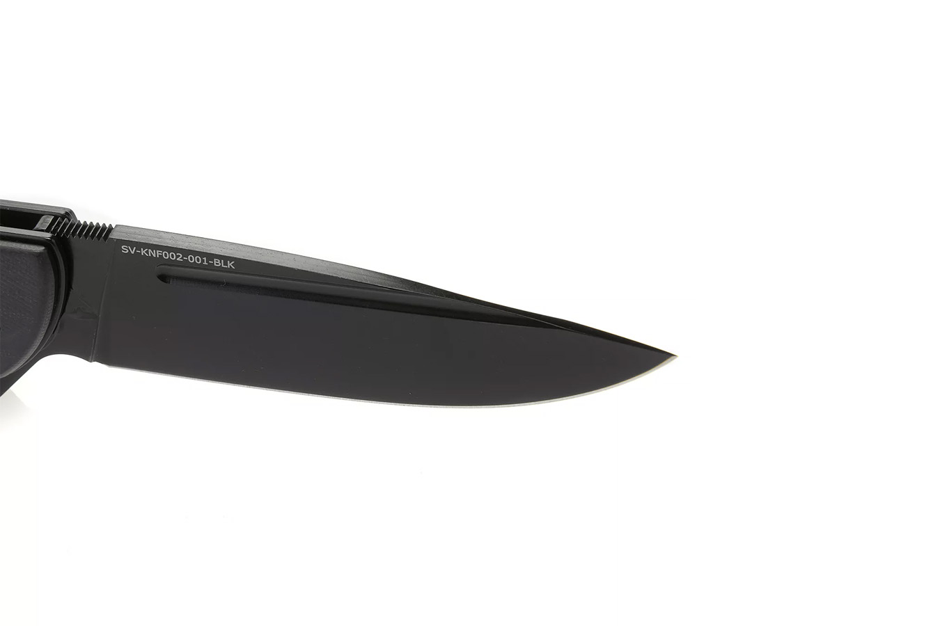 SAFETYVITAL Pocket Knife With Drop Point Blade Black