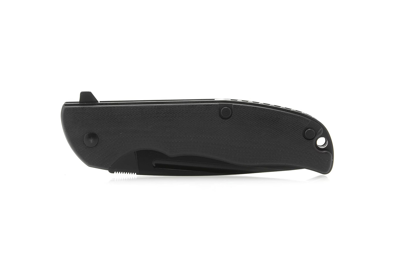 SAFETYVITAL Pocket Knife With Drop Point Blade Black