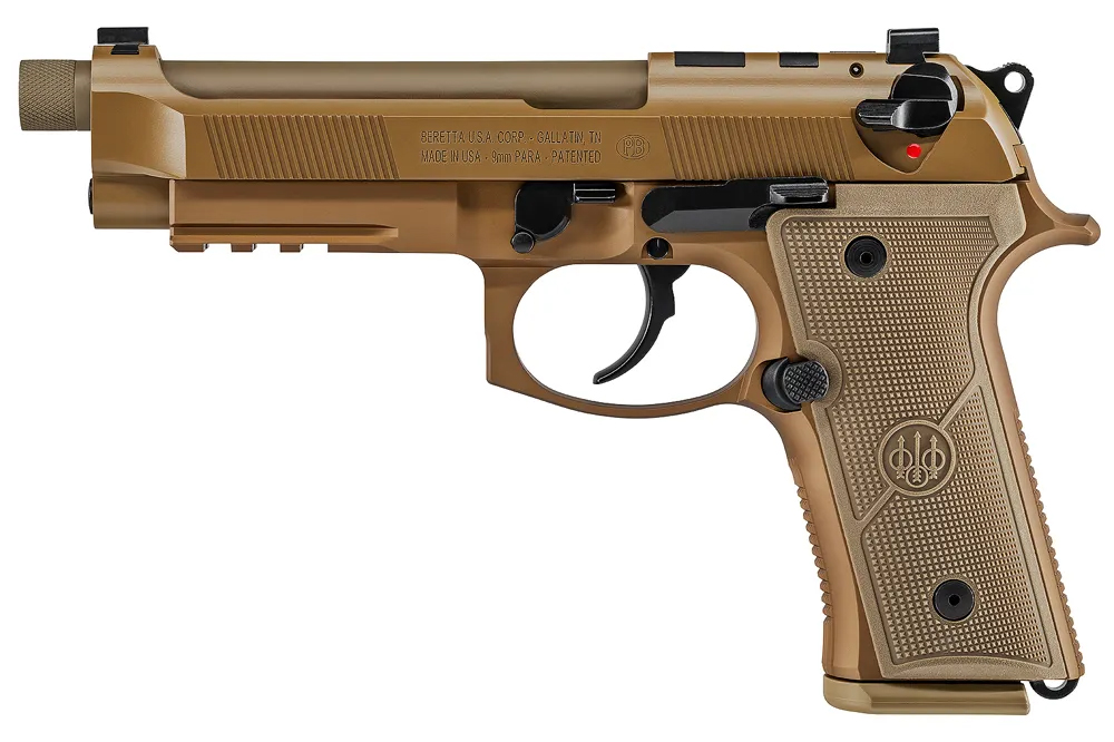 BERETTA M9A4 9mm Full-Size Pistol with 18-Round Magazine FDE Finish