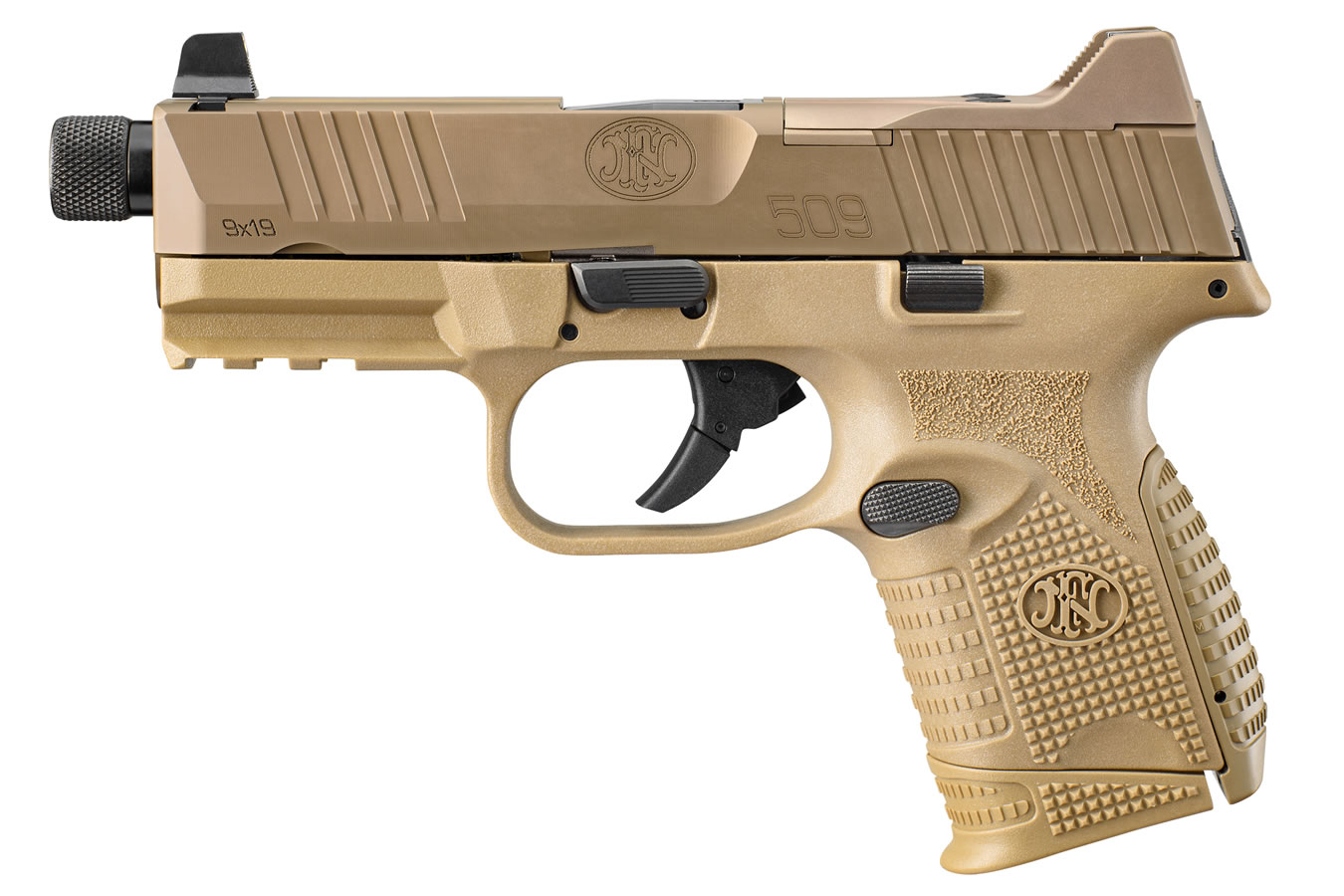 FNH 509 Compact Tactical 9mm Flat Dark Earth Pistol