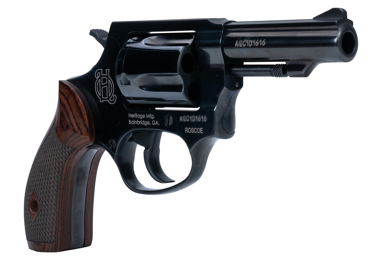 HERITAGE Roscoe 38 Special DA/SA Compact Carry Revolver with 3 Inch Barrel