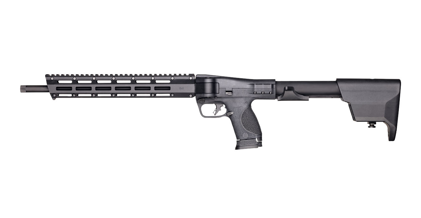 SMITH AND WESSON M&P FPC 9mm Black Folding Carbine with Threaded Barrel