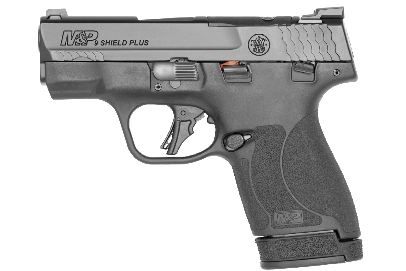 SMITH AND WESSON M&P9 Shield Plus 9mm Optic Ready Micro-Compact Pistol with Night Sights and Thumb Safety