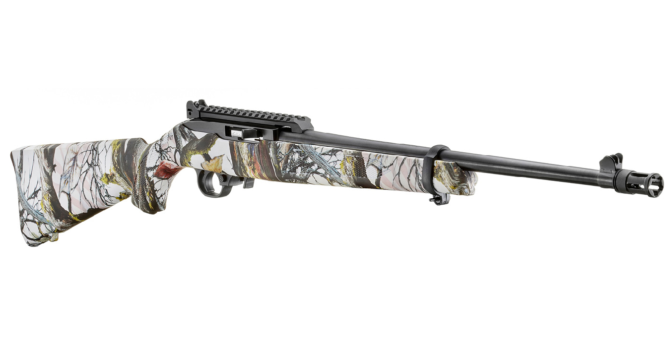 RUGER 10/22 Collectors Series 22LR Rimfire Rifle with American Camo Synthetic Stock an