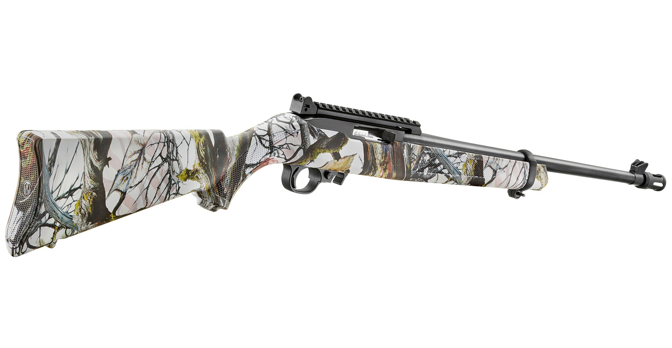 RUGER 10/22 Collectors Series 22LR Rimfire Rifle with American Camo Synthetic Stock an